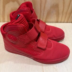 2014 Nike Flystepper 2K3 Prm University Red Chrome sneaker in size 13.